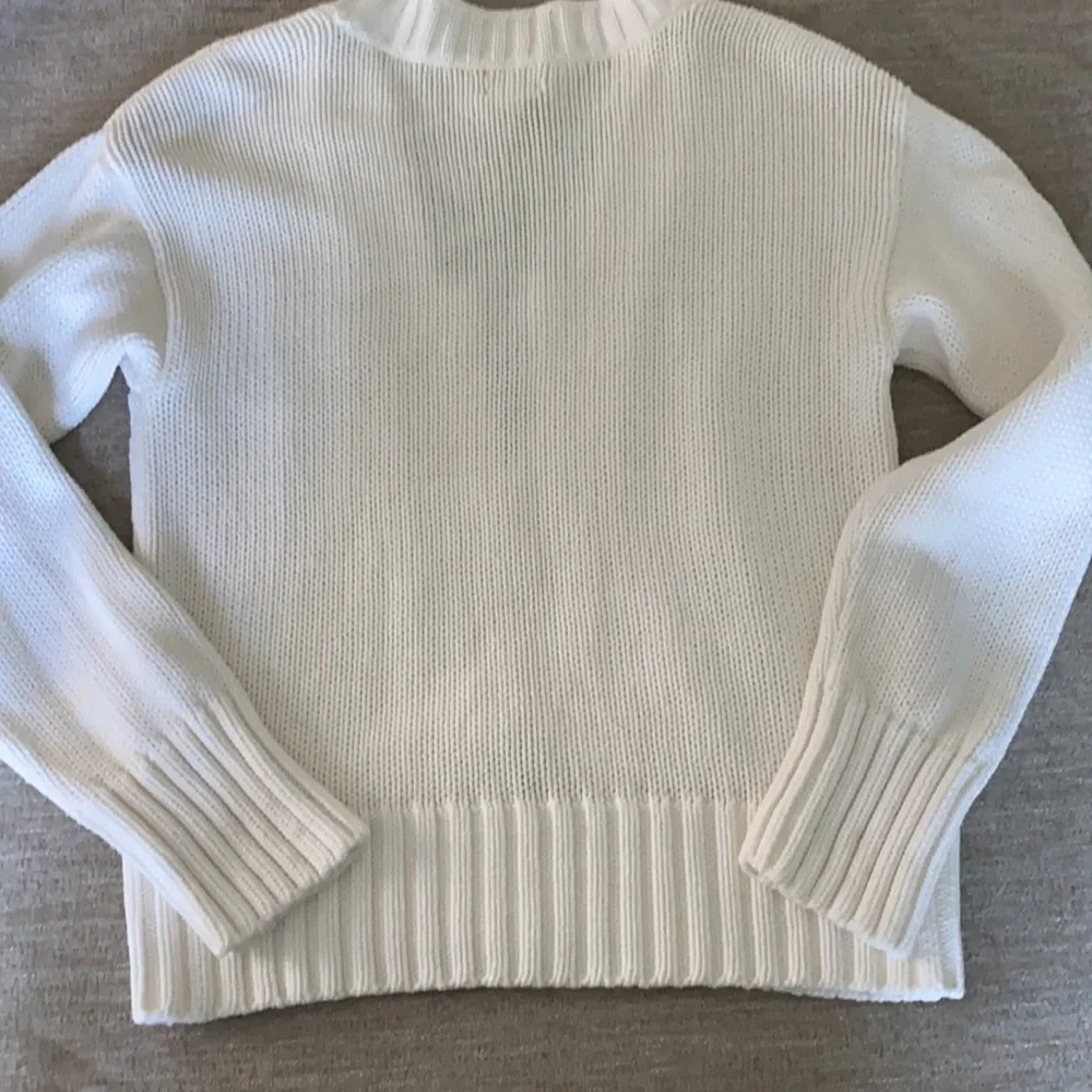 Vintage Chico’s white knit cardigan sweater Size 1 (size Medium/8) - Picture 11 of 12